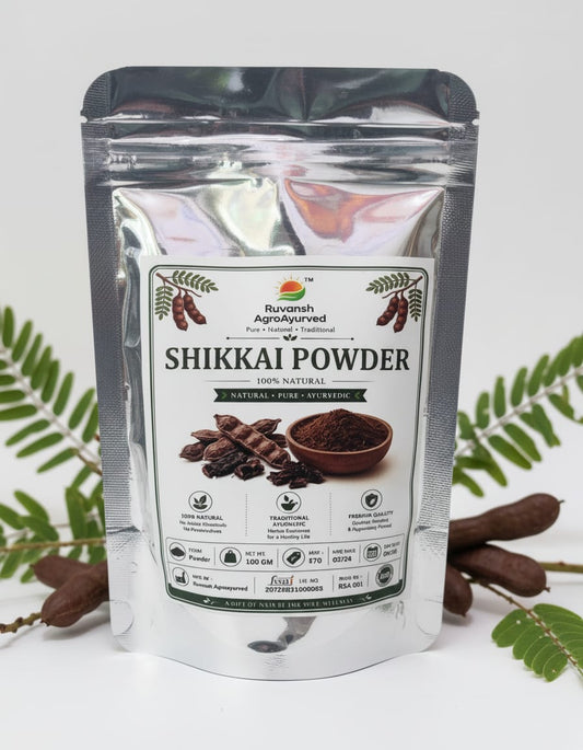Shikakai Powder: Nourish Your Hair the Ayurvedic Way | Pure Acacia Concinna | Triphal