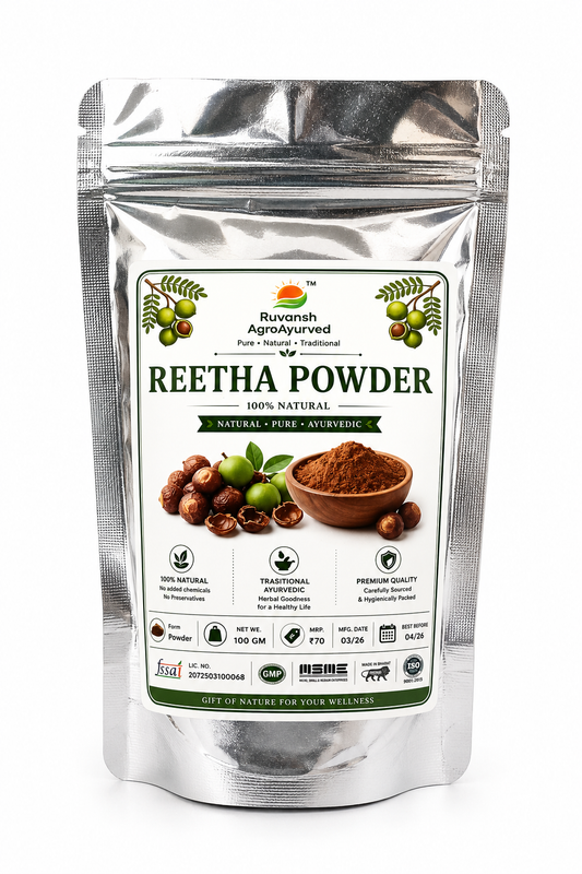 Reetha Powder โ Soapnut Powder -| Natural Cleanser & Hair Growth Booster