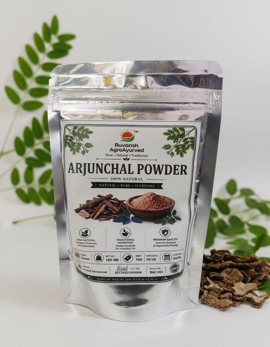 Arjuna Bark Powder - Arjun Chhaal Powder | Pure & Natural | Triphal