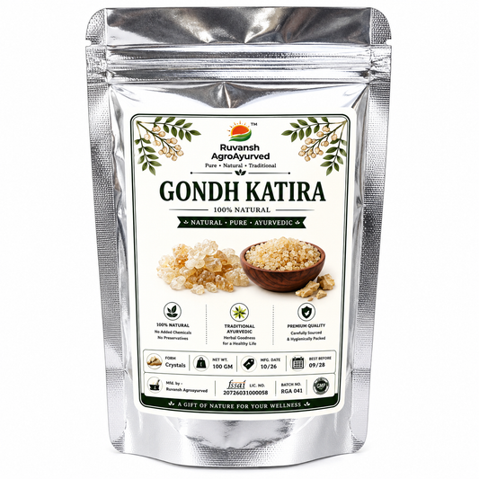 Gond Katira - Tragacanth Gum | Excellent Cooling Properties  | Ruvansh