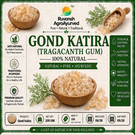 Gond Katira - Tragacanth Gum | Excellent Cooling Properties  | Ruvansh