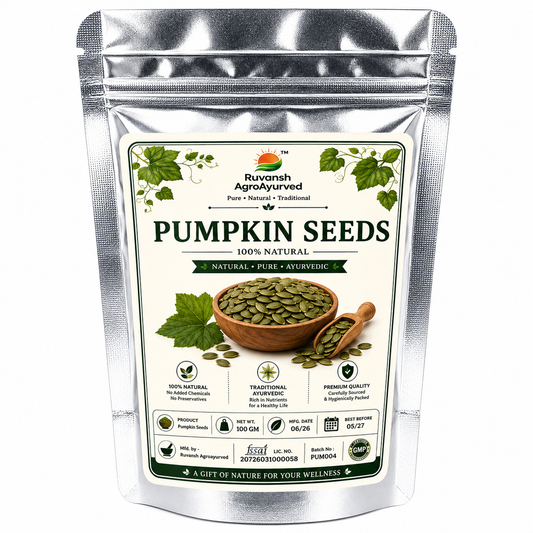 Pumpkin Seeds for Snacking/Topping 100 gm - Superfood for Heart Health, Digestion & Immune Support, Rich in Protein, Fiber, Healthy Diet Snacks I Ruvansh
